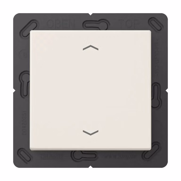 Jung ENOA590P Trasmettitore da parete wireless EnOcean con simboli, bianco