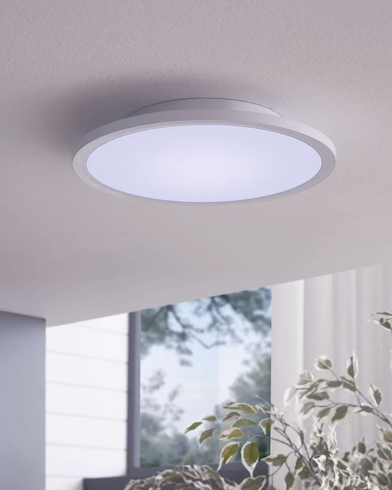 Apparecchio LED a soffitto Eglo Crosslink RGBW CCT 16 W 2100 lm 2700-6500 K bianco con telecomando