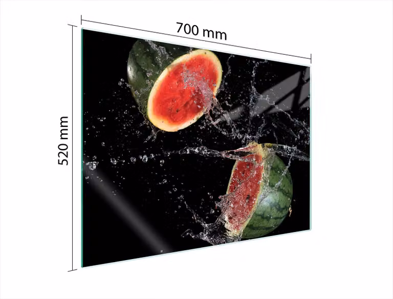 Piastra Protettiva In Vetro Per Cuore 70X52 Melone D'acqua