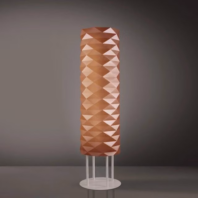 Piantana Base Mt Copper in Metallo Cm. 27 x 155h