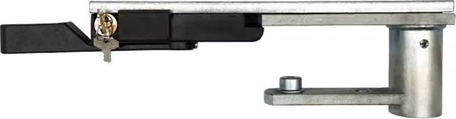 Staffa con serratura e chiave personalizzata VDS SR K031 argento