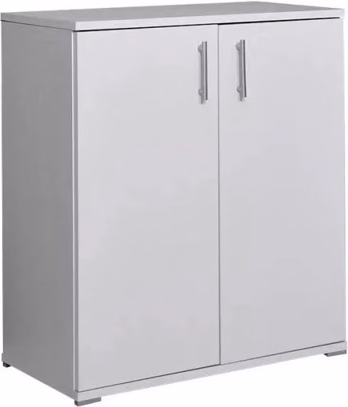 Armadietto Multiuso con 2 Ante e Ripiani Interni GIORDANOSHOP Bianco L: 72,3 cm, P: 36 cm, H: 81 cm
