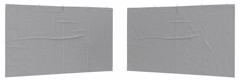 Parete per tenda da festa 2 pcs Grigio chiaro 400 x 195 cm