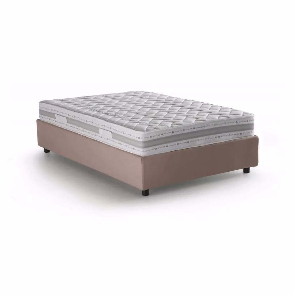 Letto Aftis Talamo Italia con Materasso Incluso, Grigio, L/P/H: 120 x 200 x 32 cm – 2