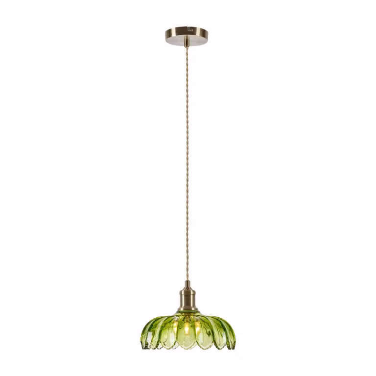 Markslöjd Lampada a sospensione in vetro Kurage, dimmerabile, Verde, Cucina, Vetro, Lampada a sospensione