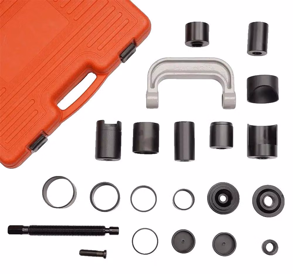 Kit per la pressatura delle sfere di giunto sferico, set da 22 pezzi, utensile multi-compatibile, confezione