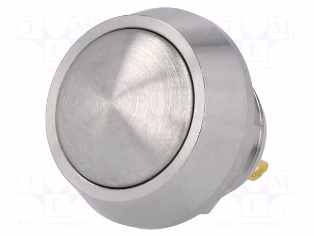 1 interruttore di sicurezza a 2A/36VDC, grado di protezione IP65, posizione: 2 OFF-(ON), modello GQ12B-10/J/S, con pulsante