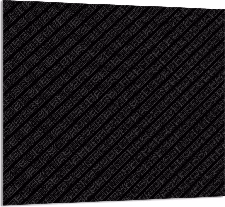 PIATTO IN VETRO PER CUCINA 65x60 Nero