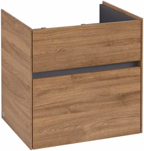 Villeroy & Boch Collaro Meuble sous-lavabo, 2 tiroirs, lavabo au centre, 554x546x444mm, C00800RH, C00800RH
