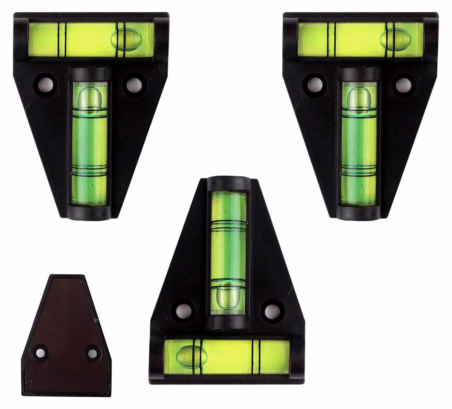 Livella a T magnetica, livella a croce, livella portatile, livella a due bolle, confezione da 3, mini livella per camper e campeggio