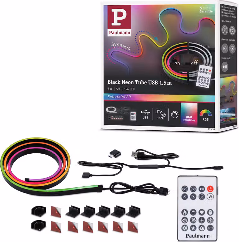 Paulmann EntertainLED Tubo LED nero neon