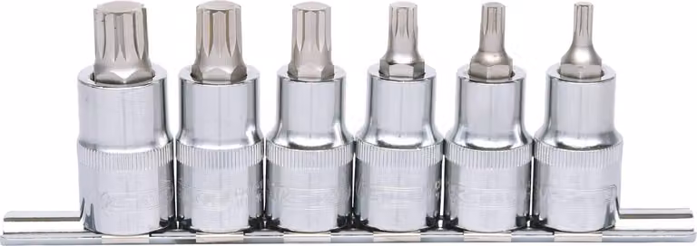 KS TOOLS 1/2" CHROMEplus set di bussole XZN 6 pz. M5-M14 - 918.1349