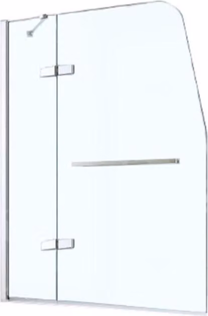 Glaszentrum Hagen - Piatto doccia 120x140cm per vasca da bagno - Attacco per vasca da bagno