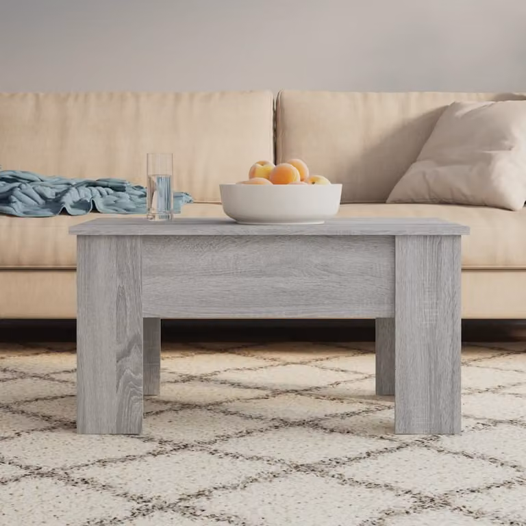 Maison Exclusive - Tavolino grigio Sonoma 79x49x41 cm Materiale ligneo