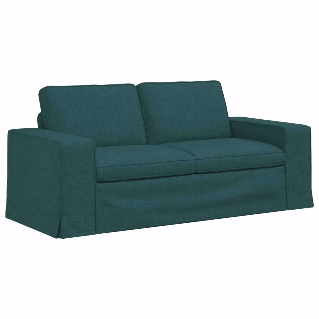vidaXL Divano Moderno in Tessuto Verde Scuro con Struttura in Metallo L: 182 cm, P: 80 cm, H: 82 cm – 2