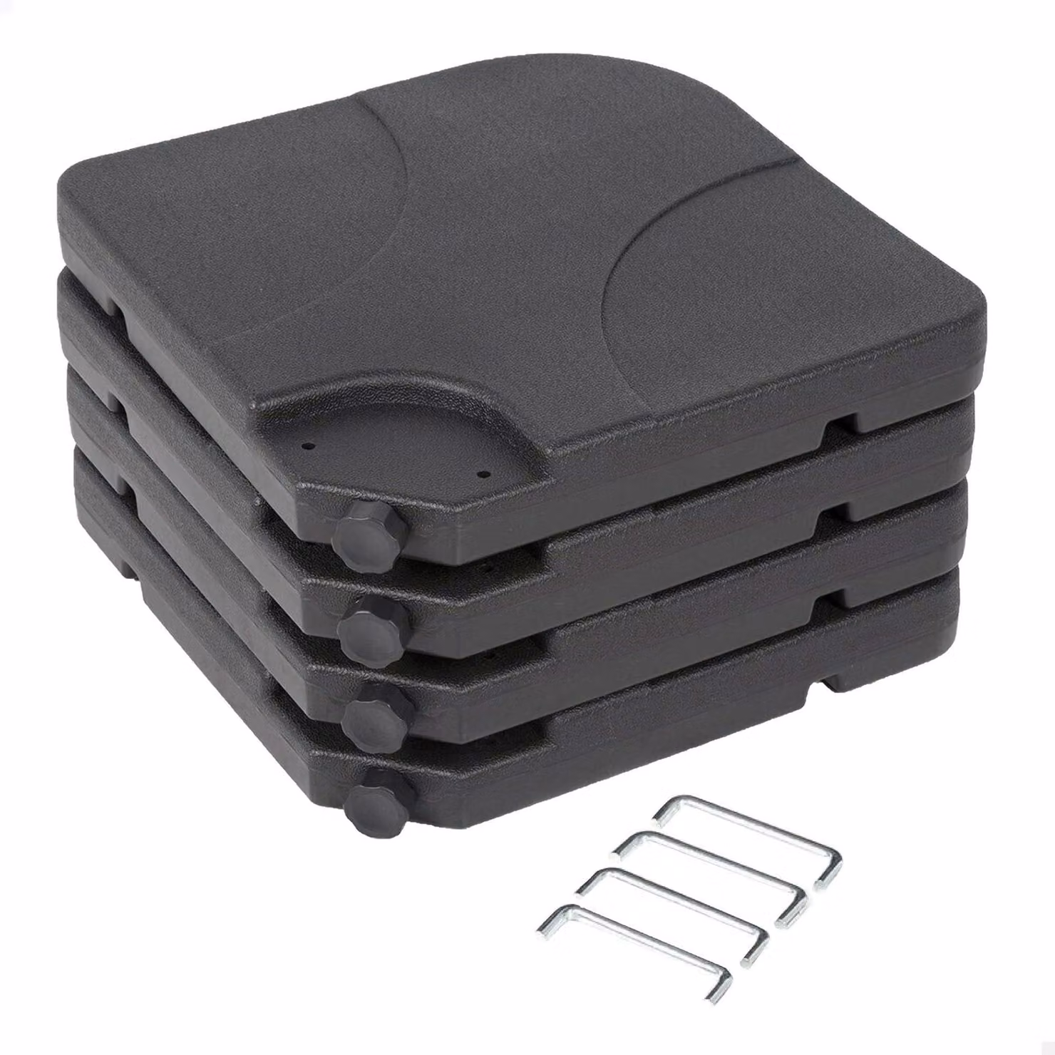 Portaombrelloni in plastica, adatto per ombrelloni da 60/80 kg