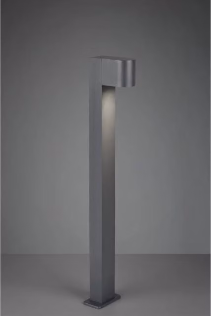 Palo da esterno Roya Trio Leuchten in alluminio antracite con lampadine GU10 sostituibili IP44
