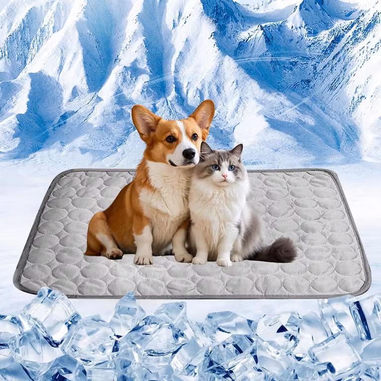 Tappetino refrigerante per cani, dimensioni 100x75 cm, auto-raffreddante, lavabile, resistente all'usura