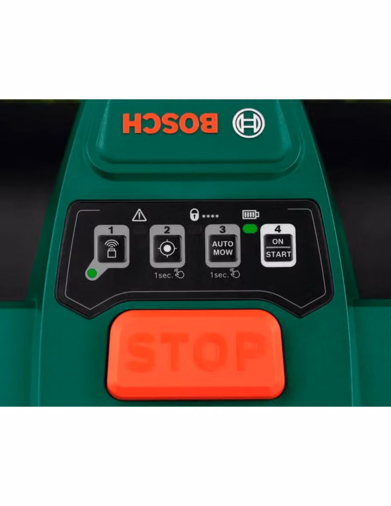 Robot rasaerba Bosch VisiMow 18V-100 verde, con larghezza di taglio 16 cm e copertura fino a 100 m² – 2