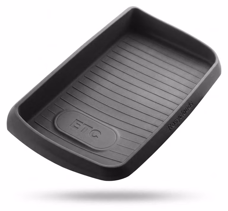 Contenitore portaoggetti per console centrale, compatibile con Audi A4 B9, A5 F5 e Q5 FY, in silicone antiscivolo