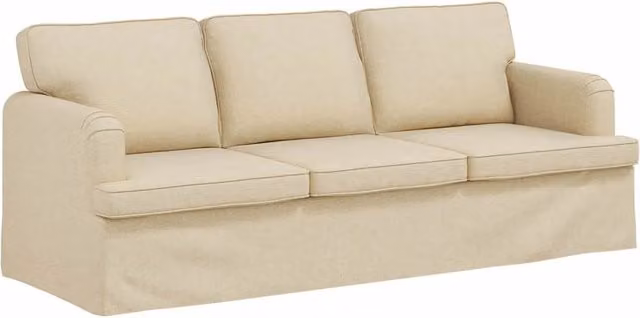 Divano | Divano da soggiorno | Sofa Crema 201 x 80 x 85 cm Tessuto