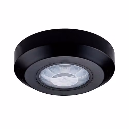 Sensore di Movimento a Infrarossi 360° Montaggio a Plafone Colore Nero