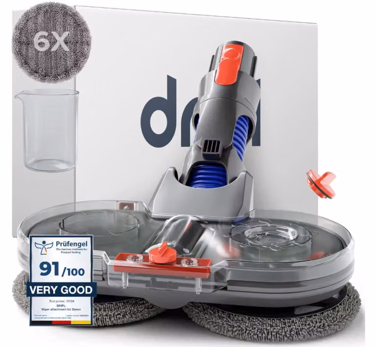 Accessorio per aspirapolvere Dyson V7–V15/Gen5, confezione da 6 panni, serbatoio removibile