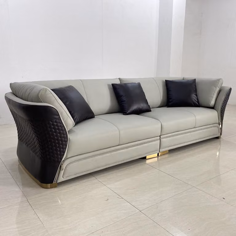 Couch Polster Design Sofa Moderne 4er Sitz Sofas Wohn Zimmer Möbel Vier Sitzer