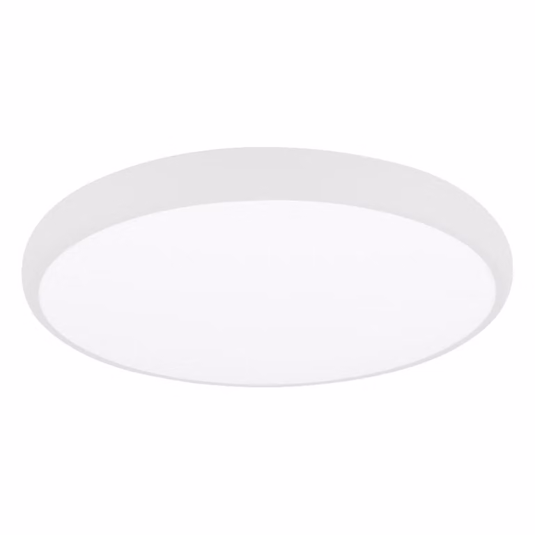 Plafoniera a LED PENDLA 100 W, 4000 K, bianca, Ø: 81 H: 9 cm, con dimmer a gradini