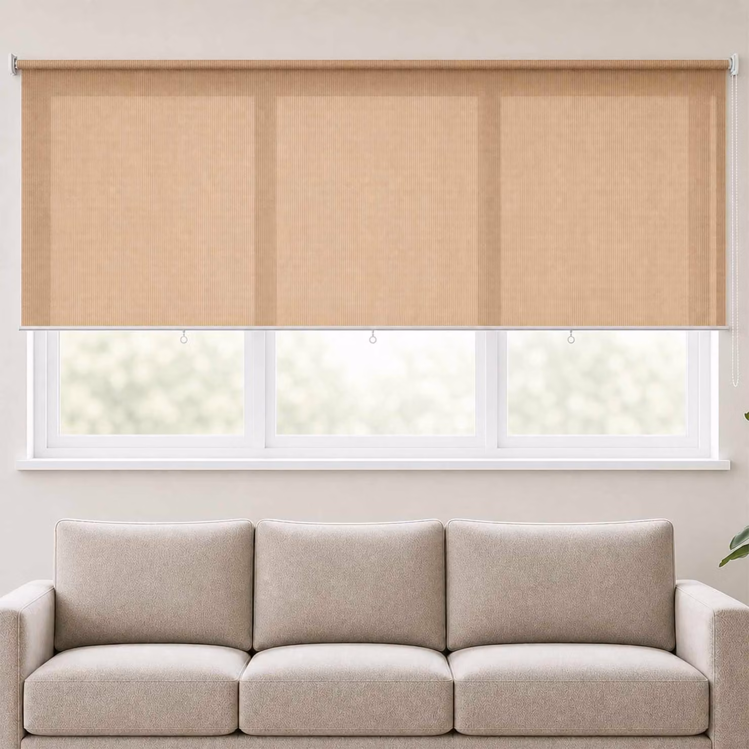 vidaXL Tenda a Rullo per Esterni 405(L)x230(A) cm Beige
