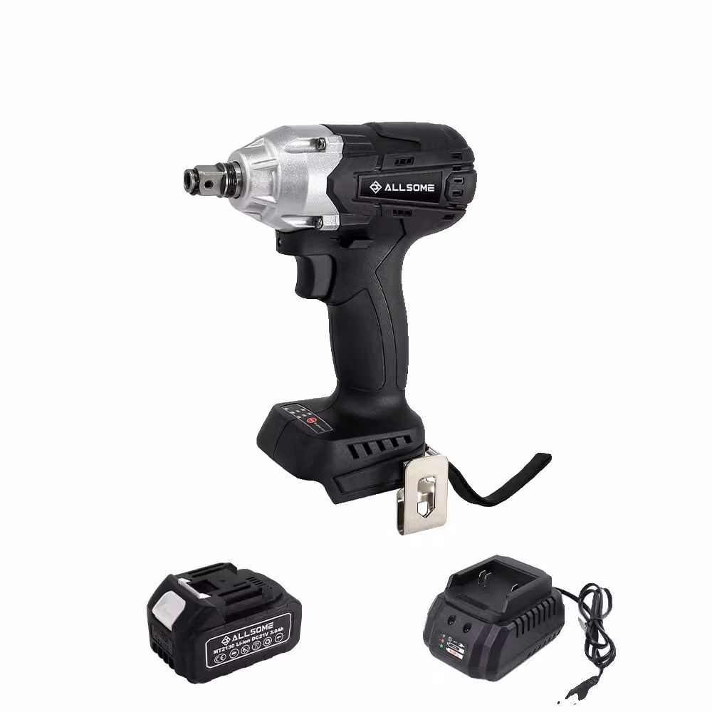 Avvitatore a impulsi, motore brushless, 3 impostazioni di velocità, conforme agli standard UE, con una batteria