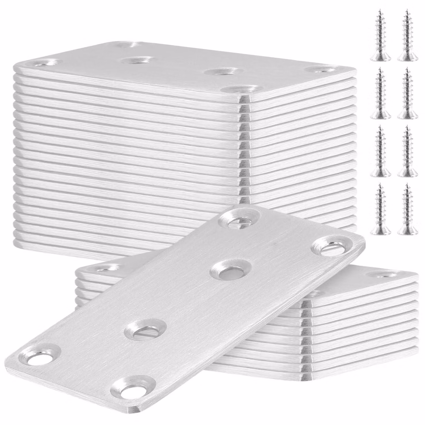 Solidchoice - Set di 30 elementi di fissaggio in acciaio inossidabile con 6 fori