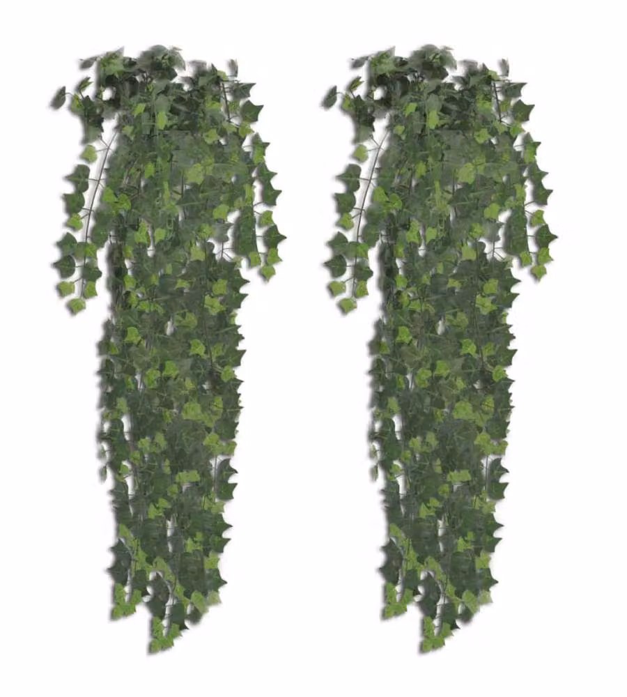 Edera Artificiale Verde 2 Cespugli 90 cm