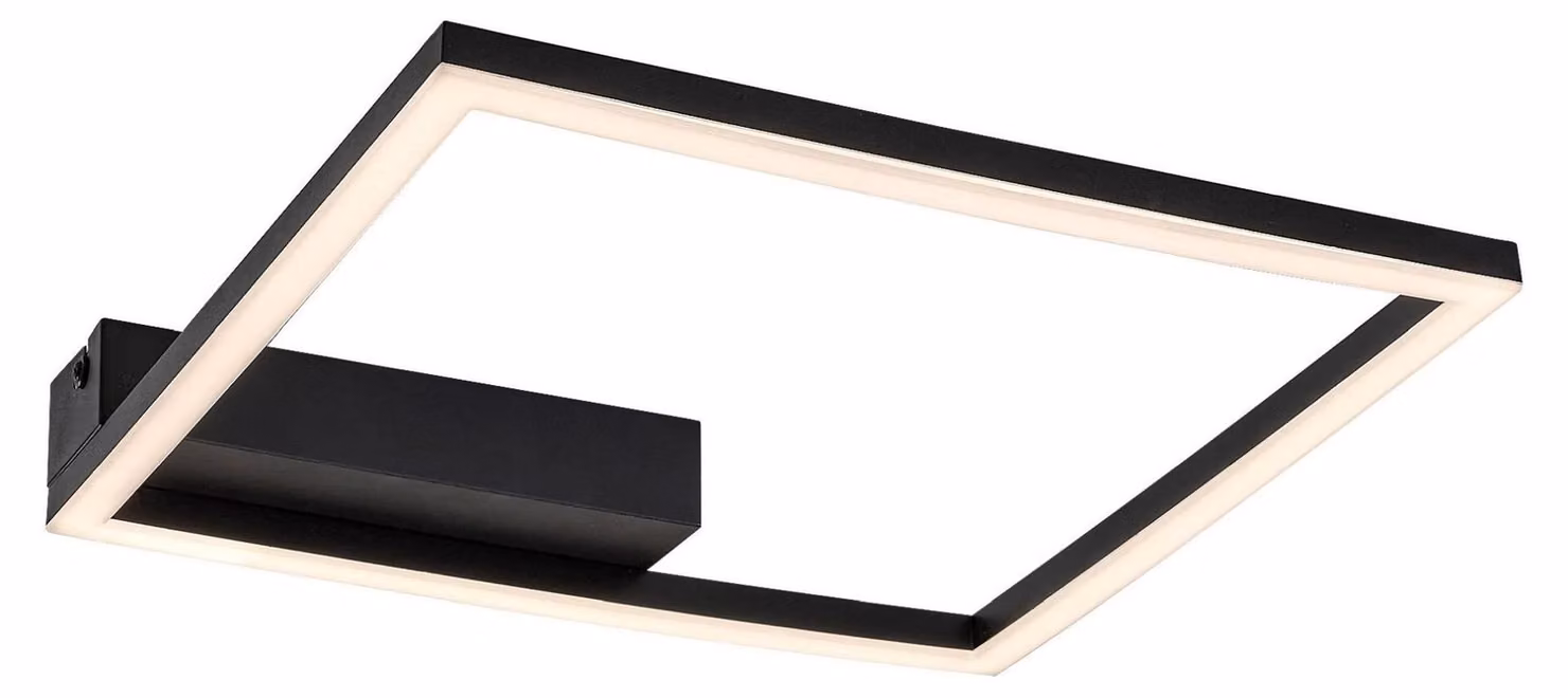 Rabalux 71375 Plafoniere Heleth LED 24 metallo plastica nero