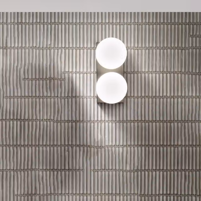 Plafoniera Moderna Dot Perenz in Metallo e Vetro Grigio con LED 16W IP40