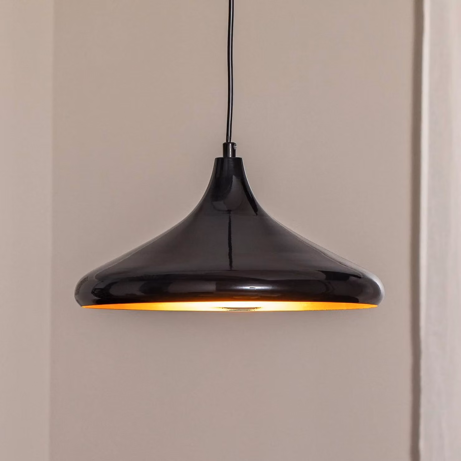 Lampada a sospensione Hängeleuchte Berceste 207-S Opviq, dimmerabile, Nero, Soggiorno / Sala da pranzo, Metallo, Lampada a sospensione