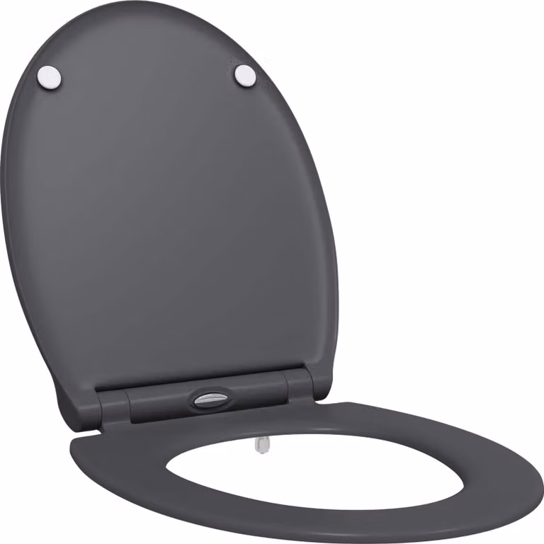 Sedile del WC Antracite 47 x 37,5 x 3,8 cm Duroplast