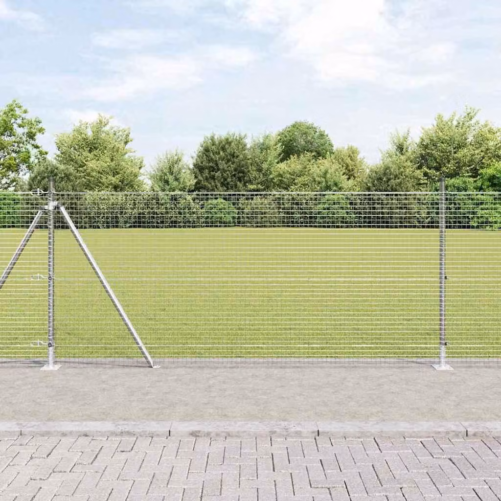 Maison Exclusive - Palo della recinzione Argento 25 x 1 m (maglia 25 x 25 mm)