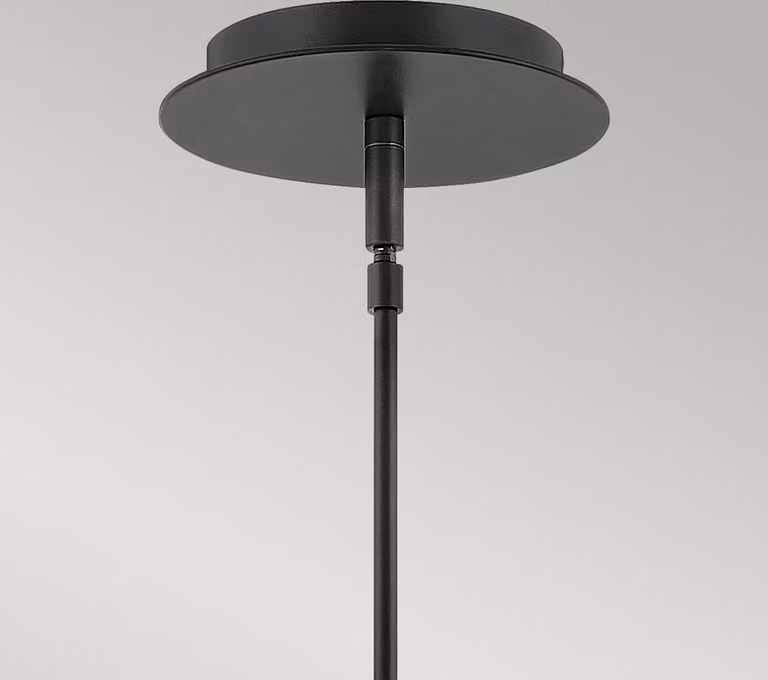 Lampada a sospensione LED Dax nera 8W, bianco caldo, 320 lm, metallo, dimensioni: 102,2 x 12,7 x 12,7 cm, IP20, Hinkley