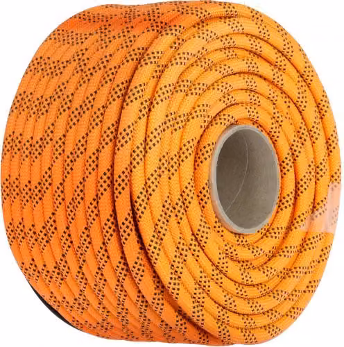 Corda in poliestere a doppia treccia VEVOR arancione, diametro 14 mm e lunghezza 61 m