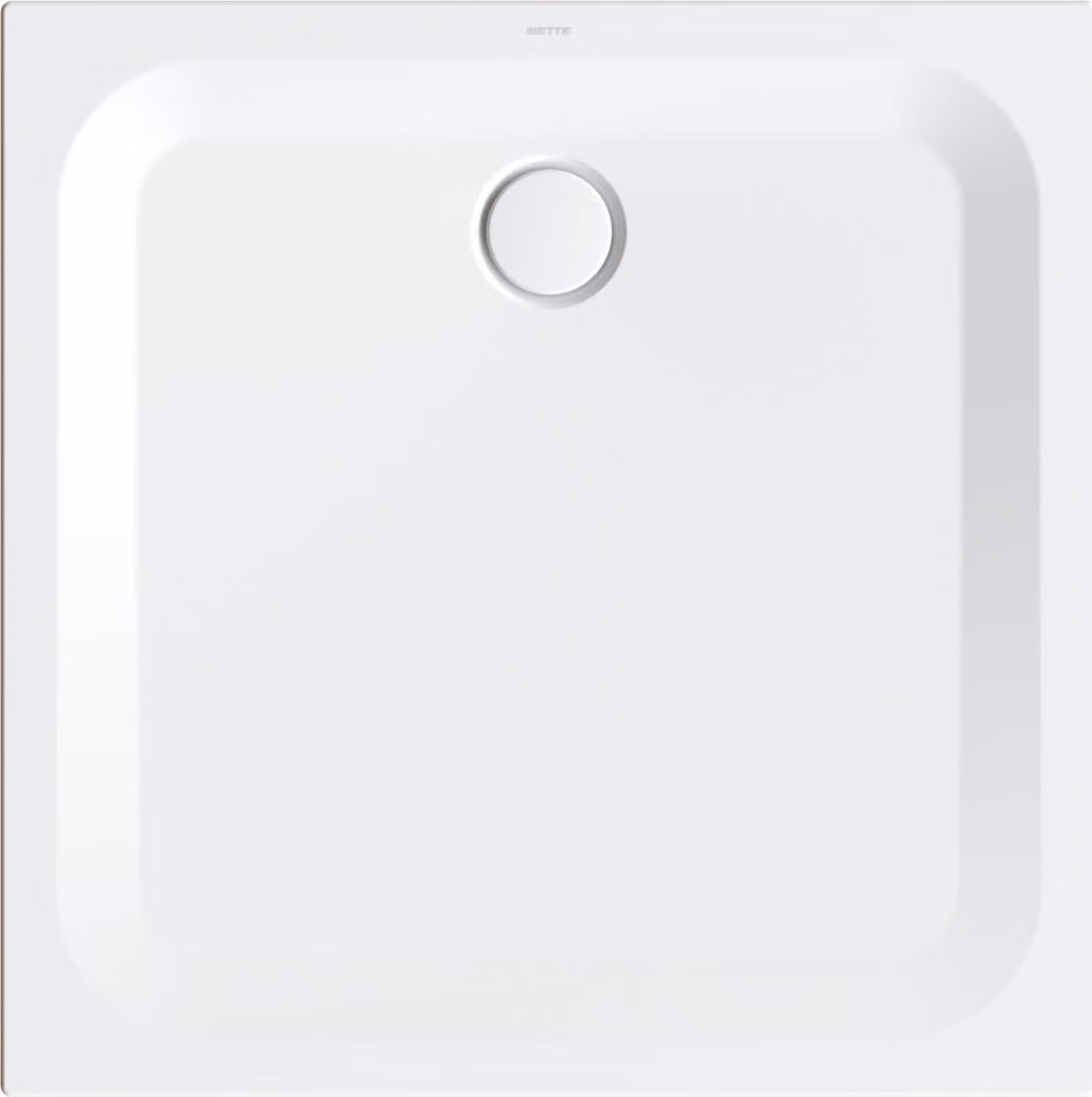 BetteUltra receveurs de douche rectangulaires avec BetteAntidérapant Pro, 1000x1000x25mm, 5940-004AE, 5940-004AE