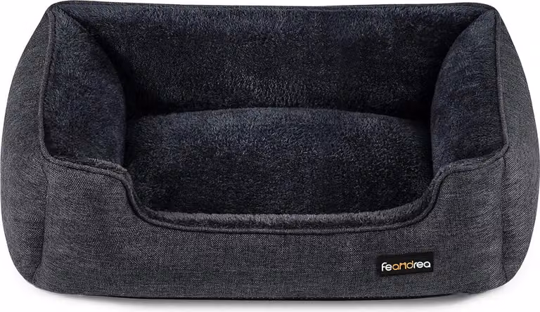 Cuccia per cani FEANDREA, sfoderabile, 70 x 55 x 21 cm, grigio scuro