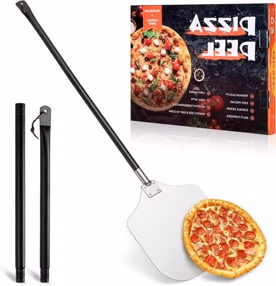 Vassoio in alluminio per pizza e grigliate, 1 pezzo, 30,5 x 42 x 124 cm