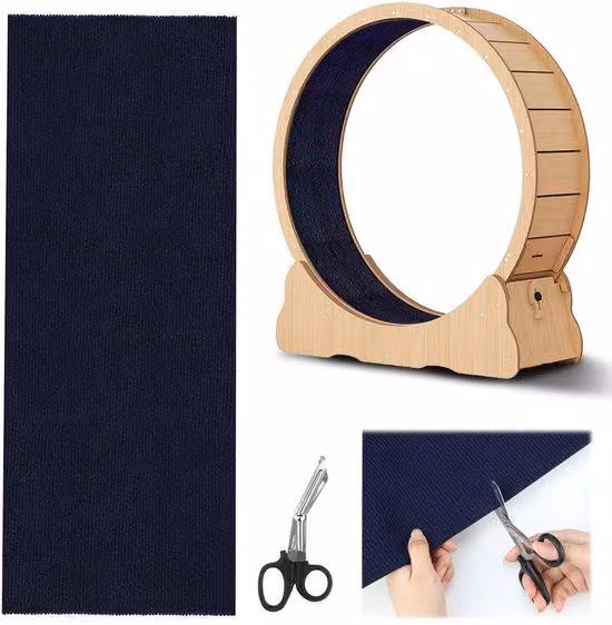 Cuccia adesiva per gatti, blu scuro, 200 cm x 40 cm
