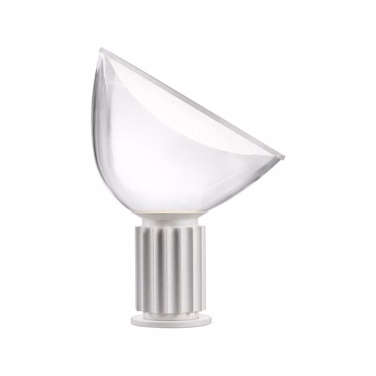 Flos - Taccia - Lampada da tavolo - Bianco Opaco
