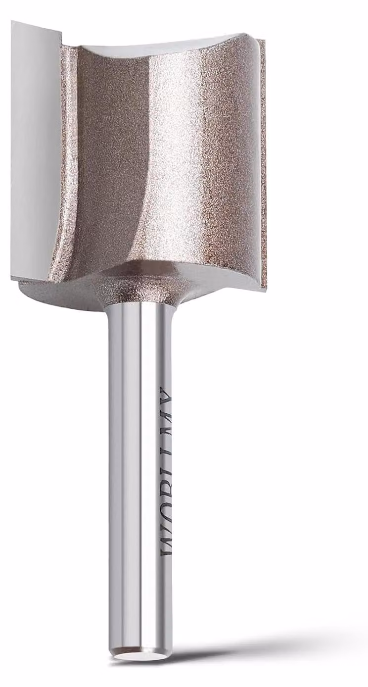 Fresatura, gambo da 6 mm, diametro di taglio 22 mm, lunghezza di lavoro 30 mm, in metallo duro, per lavorazione del legno