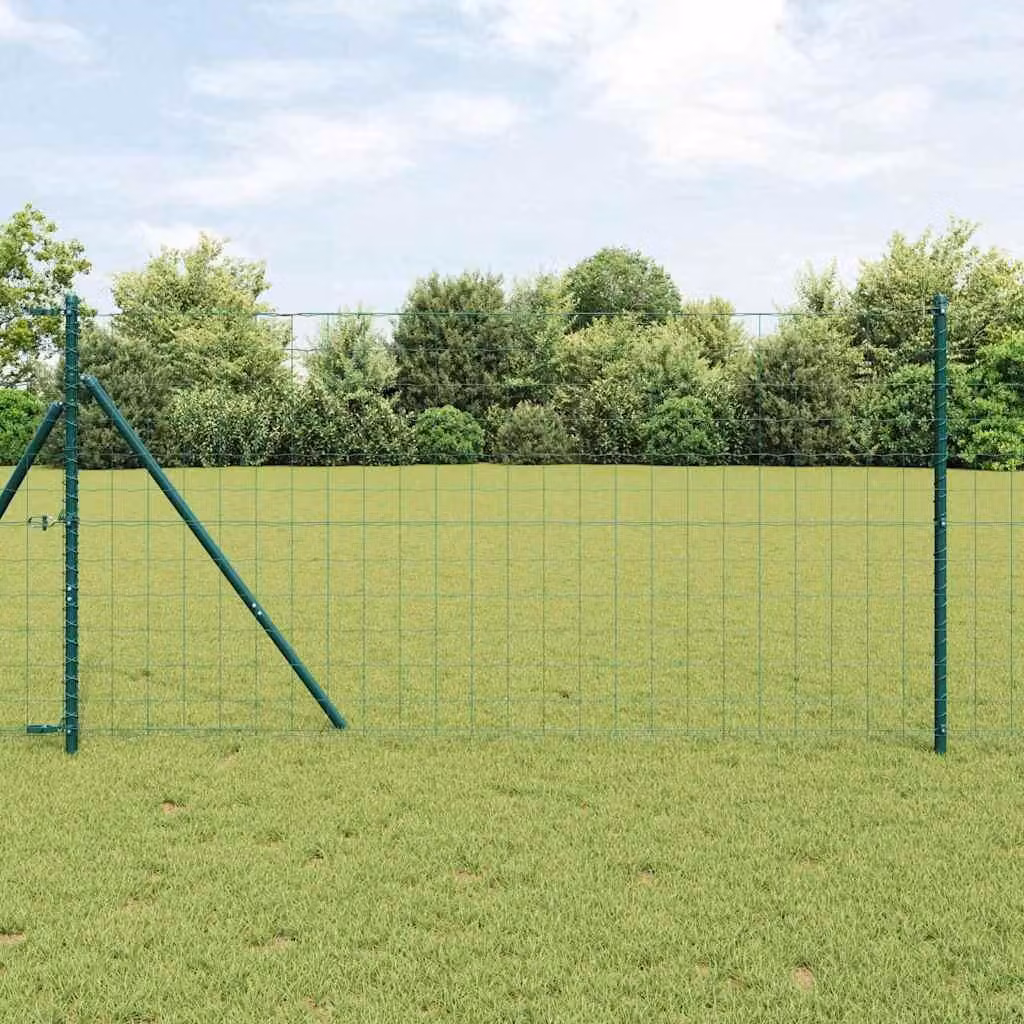 Maison Exclusive - Recinzione con Posto Verde 1,2 x 25 m Acciaio