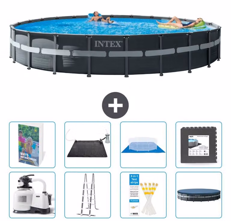 Ultra XTR Pool Rund - 732x132 cm - Set da 7 pezzi, modello S543