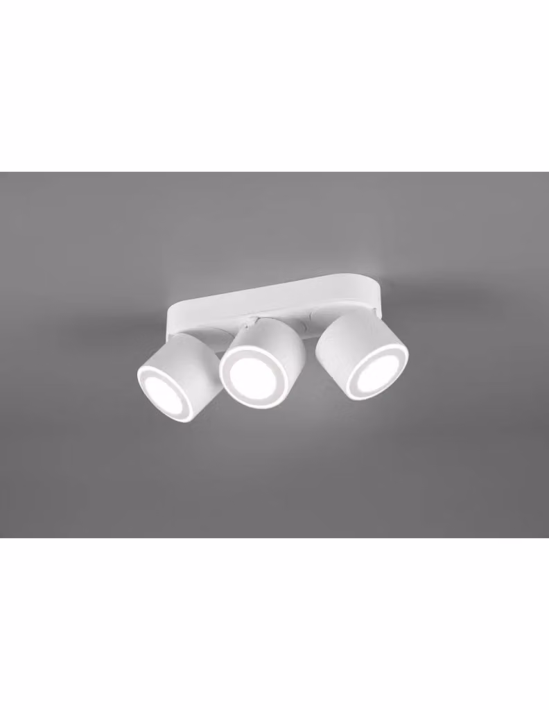 Plafoniera LED Taurus Trio Leuchten Bianca con Doppia Emissione Up/Down, Regolabile e Dimmerabile, L: 27 cm – 2