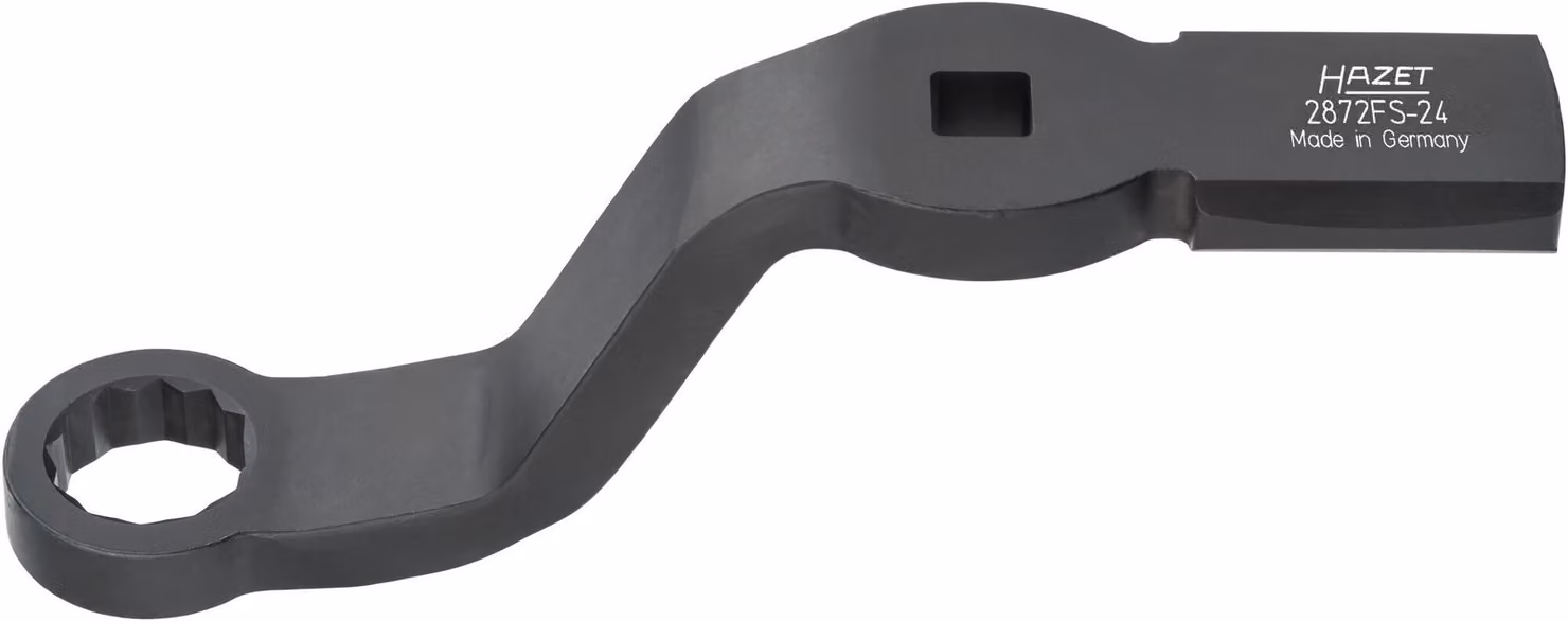Chiave combinata Hazet (doppio esagono) con 2 superfici di riscontro 2872FS-24